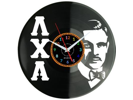 Lambda Chi Alpha Vinyl Zegar Ścienny Płyta Winylowa Nowoczesny Dekoracyjny Na Prezent Urodziny