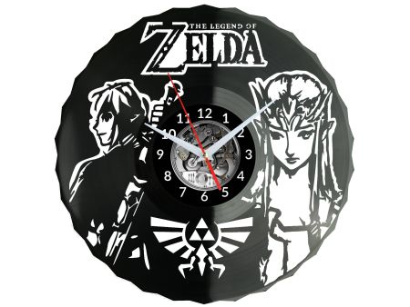 Zelda Vinyl Zegar Ścienny Płyta Winylowa Nowoczesny Dekoracyjny Na Prezent Urodziny