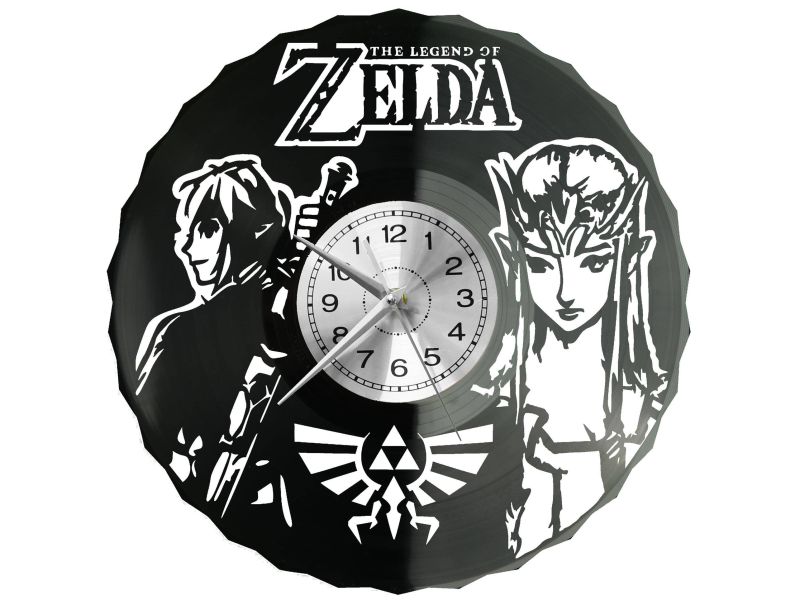 Zelda Vinyl Zegar Ścienny Płyta Winylowa Nowoczesny Dekoracyjny Na Prezent Urodziny