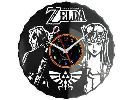 Zelda Vinyl Zegar Ścienny Płyta Winylowa Nowoczesny Dekoracyjny Na Prezent Urodziny