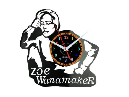 Zoë Wanamaker Vinyl Zegar Ścienny Płyta Winylowa Nowoczesny Dekoracyjny Na Prezent Urodziny