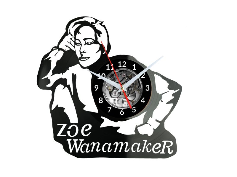 Zoë Wanamaker Vinyl Zegar Ścienny Płyta Winylowa Nowoczesny Dekoracyjny Na Prezent Urodziny