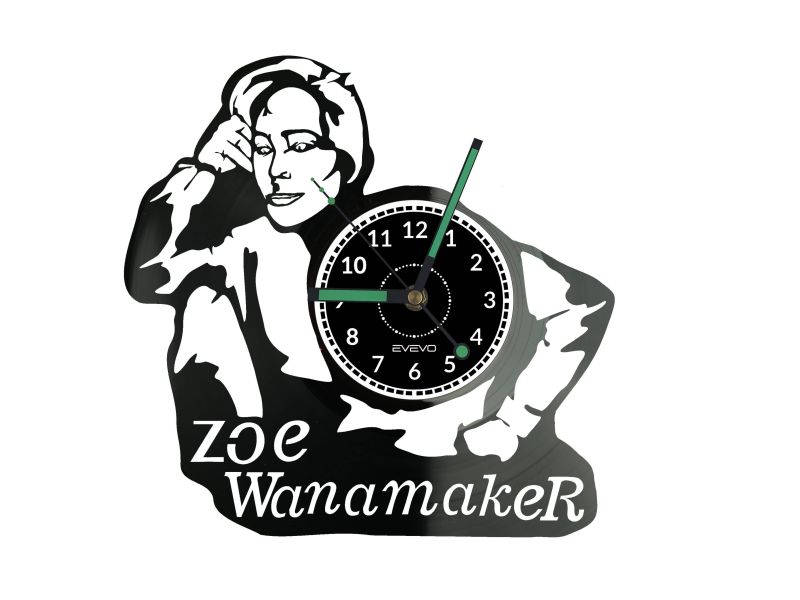 Zoë Wanamaker Vinyl Zegar Ścienny Płyta Winylowa Nowoczesny Dekoracyjny Na Prezent Urodziny