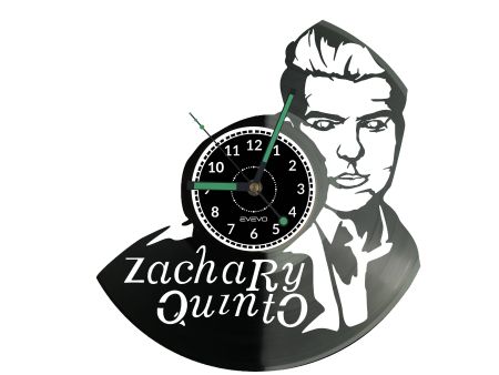 Zachary Quinto Vinyl Zegar Ścienny Płyta Winylowa Nowoczesny Dekoracyjny Na Prezent Urodziny