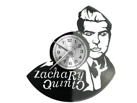 Zachary Quinto Vinyl Zegar Ścienny Płyta Winylowa Nowoczesny Dekoracyjny Na Prezent Urodziny