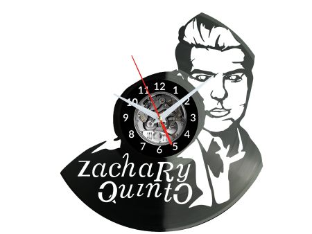 Zachary Quinto Vinyl Zegar Ścienny Płyta Winylowa Nowoczesny Dekoracyjny Na Prezent Urodziny