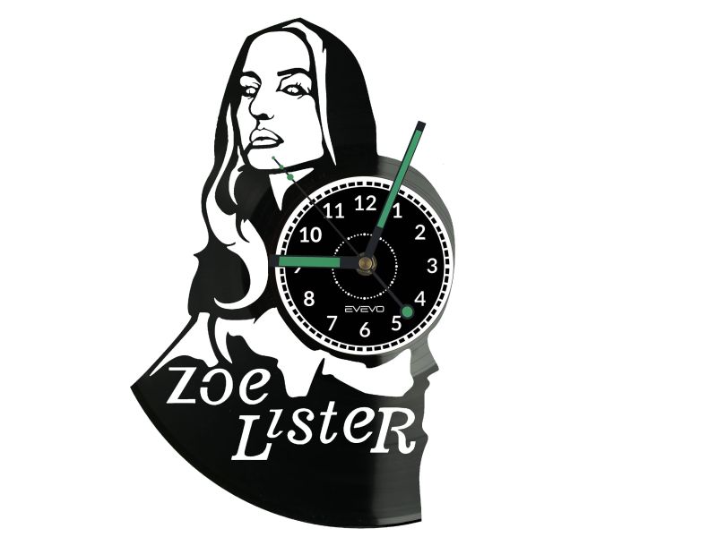 Zoë Lister Vinyl Zegar Ścienny Płyta Winylowa Nowoczesny Dekoracyjny Na Prezent Urodziny