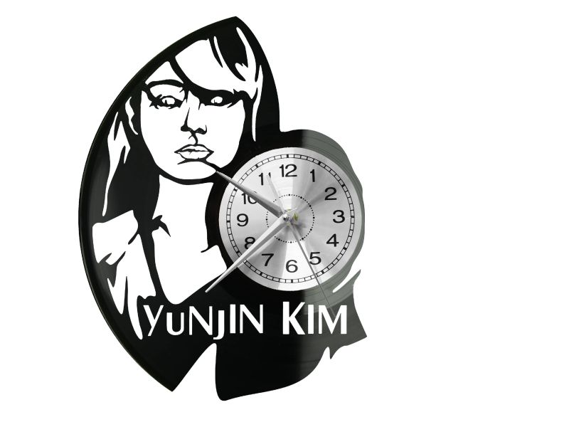 Yunjin Kim Vinyl Zegar Ścienny Płyta Winylowa Nowoczesny Dekoracyjny Na Prezent Urodziny