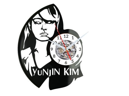 Yunjin Kim Vinyl Zegar Ścienny Płyta Winylowa Nowoczesny Dekoracyjny Na Prezent Urodziny