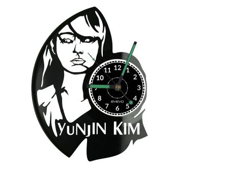 Yunjin Kim Vinyl Zegar Ścienny Płyta Winylowa Nowoczesny Dekoracyjny Na Prezent Urodziny