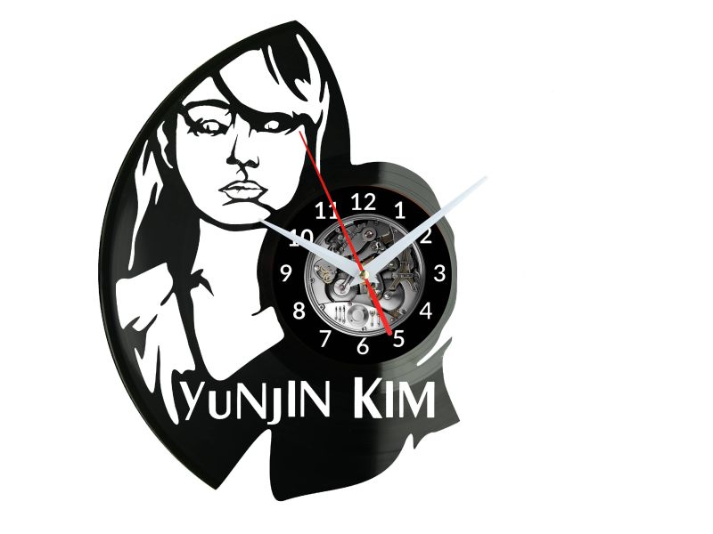 Yunjin Kim Vinyl Zegar Ścienny Płyta Winylowa Nowoczesny Dekoracyjny Na Prezent Urodziny