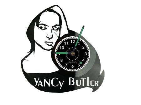 Yancy Butler Vinyl Zegar Ścienny Płyta Winylowa Nowoczesny Dekoracyjny Na Prezent Urodziny