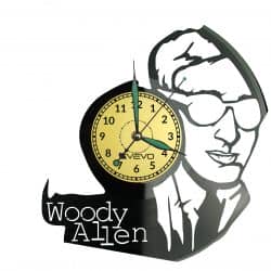 Woody Allen Vinyl Zegar Ścienny Płyta Winylowa Nowoczesny Dekoracyjny Na Prezent Urodziny