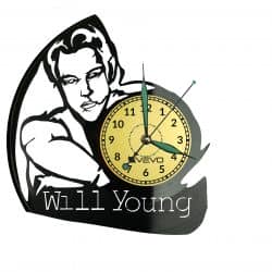 Will Young Vinyl Zegar Ścienny Płyta Winylowa Nowoczesny Dekoracyjny Na Prezent Urodziny