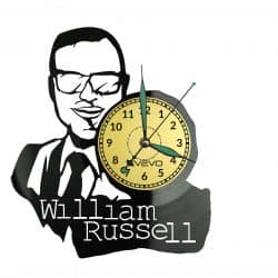 William Russell Vinyl Zegar Ścienny Płyta Winylowa Nowoczesny Dekoracyjny Na Prezent Urodziny