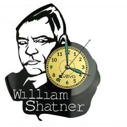 William Shatner Vinyl Zegar Ścienny Płyta Winylowa Nowoczesny Dekoracyjny Na Prezent Urodziny