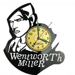 Wentworth Miller Vinyl Zegar Ścienny Płyta Winylowa Nowoczesny Dekoracyjny Na Prezent Urodziny