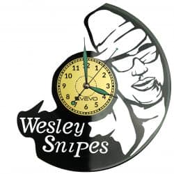 Wesley Snipes Vinyl Zegar Ścienny Płyta Winylowa Nowoczesny Dekoracyjny Na Prezent Urodziny