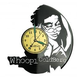 Whoopi Goldberg Vinyl Zegar Ścienny Płyta Winylowa Nowoczesny Dekoracyjny Na Prezent Urodziny