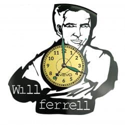 Will Ferrell Vinyl Zegar Ścienny Płyta Winylowa Nowoczesny Dekoracyjny Na Prezent Urodziny
