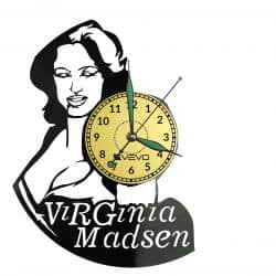 Virginia Madsen Vinyl Zegar Ścienny Płyta Winylowa Nowoczesny Dekoracyjny Na Prezent Urodziny