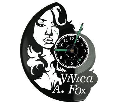 Vivica A Fox Vinyl Zegar Ścienny Płyta Winylowa Nowoczesny Dekoracyjny Na Prezent Urodziny