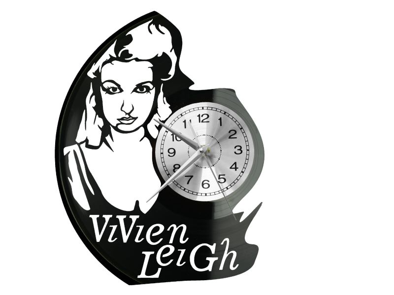 Vivien Leigh Vinyl Zegar Ścienny Płyta Winylowa Nowoczesny Dekoracyjny Na Prezent Urodziny