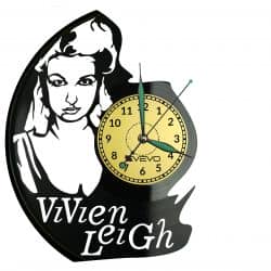 Vivien Leigh Vinyl Zegar Ścienny Płyta Winylowa Nowoczesny Dekoracyjny Na Prezent Urodziny