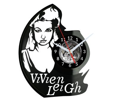 Vivien Leigh Vinyl Zegar Ścienny Płyta Winylowa Nowoczesny Dekoracyjny Na Prezent Urodziny