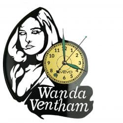 Wanda Ventham Vinyl Zegar Ścienny Płyta Winylowa Nowoczesny Dekoracyjny Na Prezent Urodziny