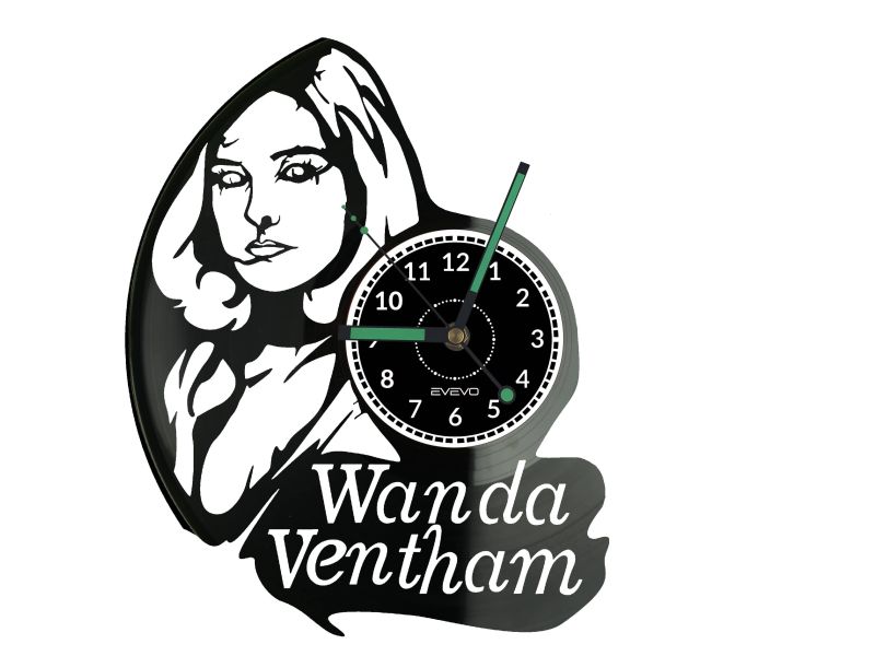 Wanda Ventham Vinyl Zegar Ścienny Płyta Winylowa Nowoczesny Dekoracyjny Na Prezent Urodziny