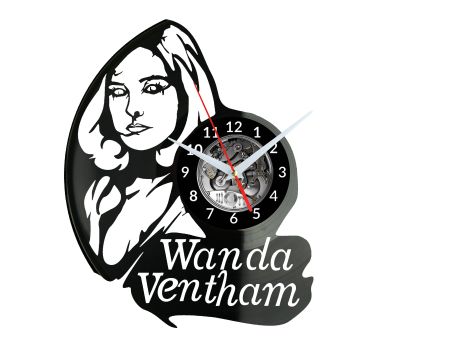 Wanda Ventham Vinyl Zegar Ścienny Płyta Winylowa Nowoczesny Dekoracyjny Na Prezent Urodziny