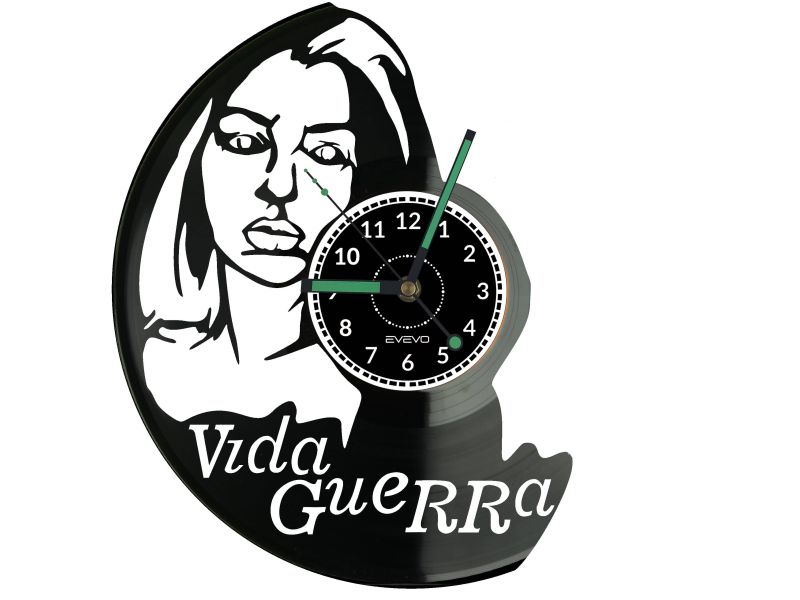 Vida Guerra Vinyl Zegar Ścienny Płyta Winylowa Nowoczesny Dekoracyjny Na Prezent Urodziny