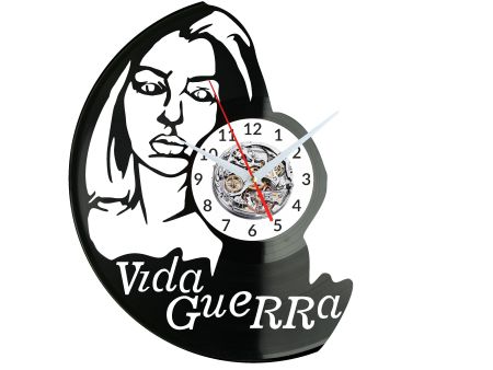 Vida Guerra Vinyl Zegar Ścienny Płyta Winylowa Nowoczesny Dekoracyjny Na Prezent Urodziny