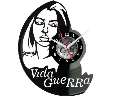 Vida Guerra Vinyl Zegar Ścienny Płyta Winylowa Nowoczesny Dekoracyjny Na Prezent Urodziny