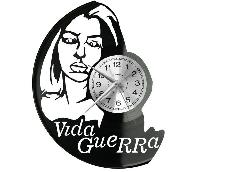 Vida Guerra Vinyl Zegar Ścienny Płyta Winylowa Nowoczesny Dekoracyjny Na Prezent Urodziny