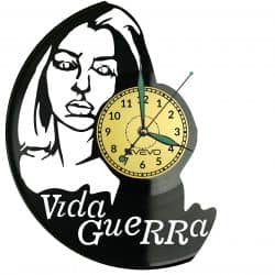 Vida Guerra Vinyl Zegar Ścienny Płyta Winylowa Nowoczesny Dekoracyjny Na Prezent Urodziny