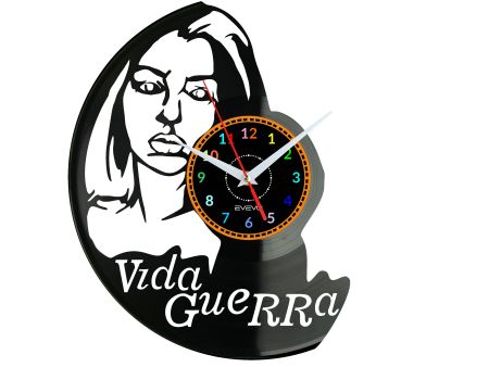 Vida Guerra Vinyl Zegar Ścienny Płyta Winylowa Nowoczesny Dekoracyjny Na Prezent Urodziny