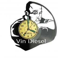 Vin Diesel Vinyl Zegar Ścienny Płyta Winylowa Nowoczesny Dekoracyjny Na Prezent Urodziny