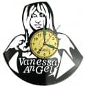 Vanessa Angel Vinyl Zegar Ścienny Płyta Winylowa Nowoczesny Dekoracyjny Na Prezent Urodziny