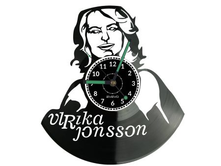 Ulrika Jonsson Vinyl Zegar Ścienny Płyta Winylowa Nowoczesny Dekoracyjny Na Prezent Urodziny