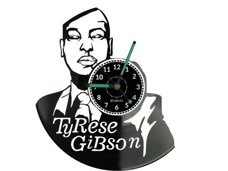 Tyrese Gibson Vinyl Zegar Ścienny Płyta Winylowa Nowoczesny Dekoracyjny Na Prezent Urodziny