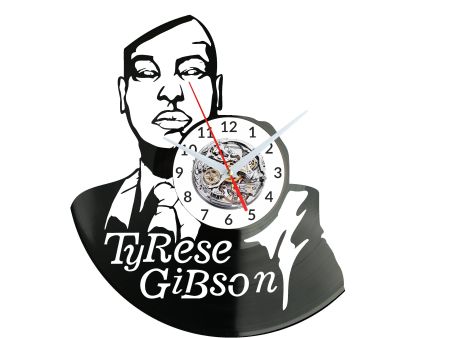 Tyrese Gibson Vinyl Zegar Ścienny Płyta Winylowa Nowoczesny Dekoracyjny Na Prezent Urodziny