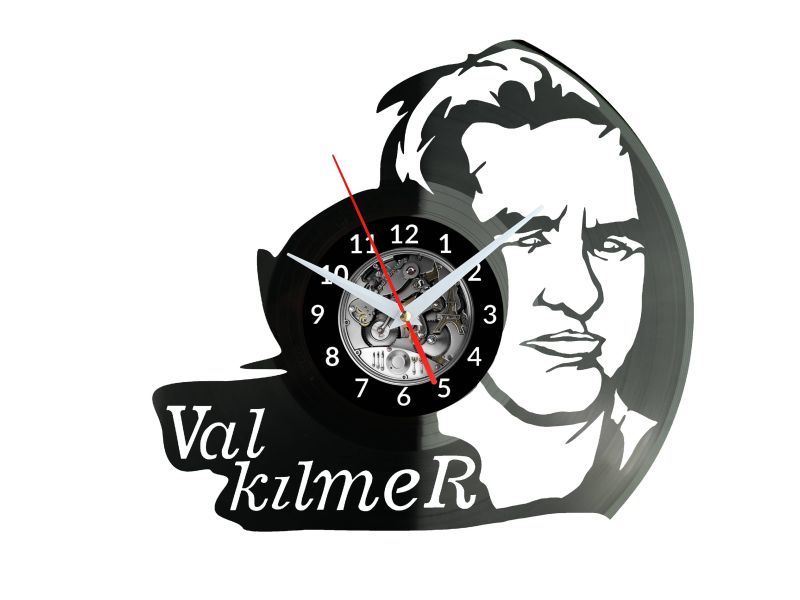 Val Kilmer Vinyl Zegar Ścienny Płyta Winylowa Nowoczesny Dekoracyjny Na Prezent Urodziny