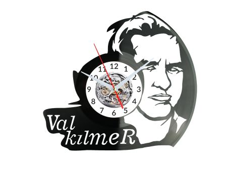 Val Kilmer Vinyl Zegar Ścienny Płyta Winylowa Nowoczesny Dekoracyjny Na Prezent Urodziny