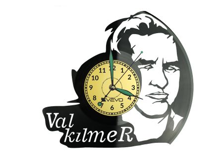 Val Kilmer Vinyl Zegar Ścienny Płyta Winylowa Nowoczesny Dekoracyjny Na Prezent Urodziny