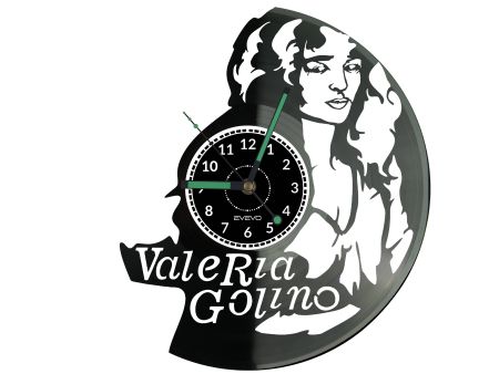 Valeria Golino Vinyl Zegar Ścienny Płyta Winylowa Nowoczesny Dekoracyjny Na Prezent Urodziny