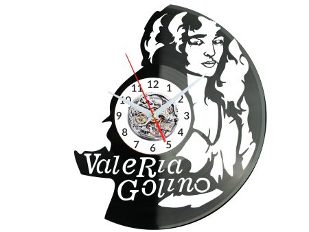 Valeria Golino Vinyl Zegar Ścienny Płyta Winylowa Nowoczesny Dekoracyjny Na Prezent Urodziny