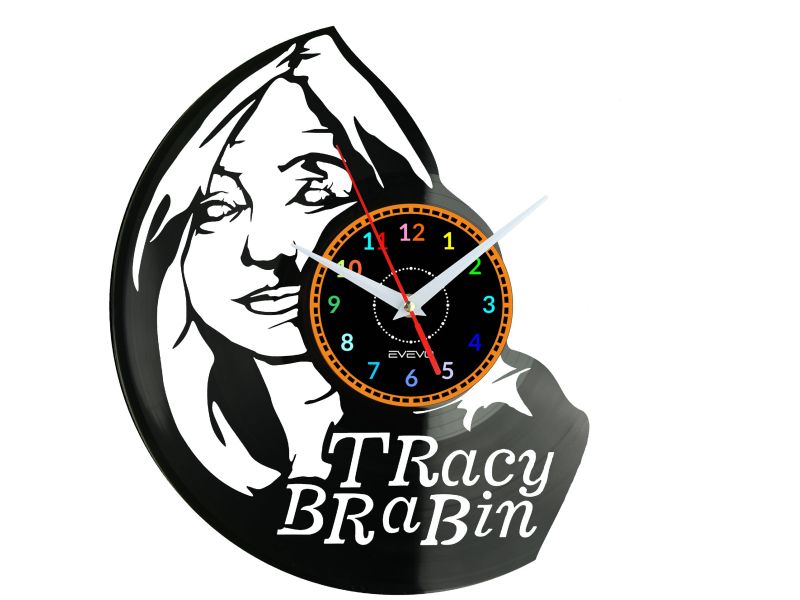 Tracy Brabin Vinyl Zegar Ścienny Płyta Winylowa Nowoczesny Dekoracyjny Na Prezent Urodziny