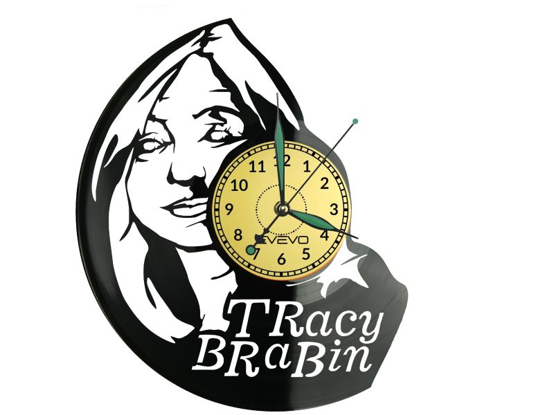 Tracy Brabin Vinyl Zegar Ścienny Płyta Winylowa Nowoczesny Dekoracyjny Na Prezent Urodziny